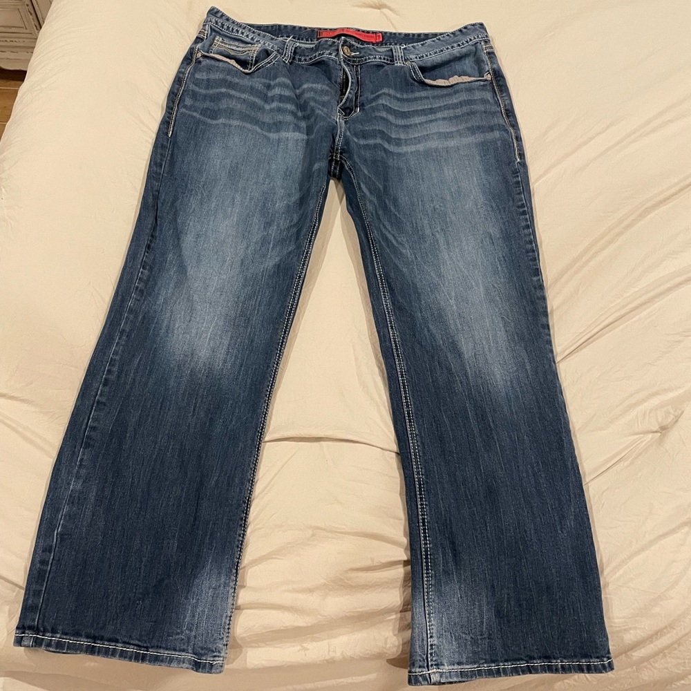 Rock&Roll denim Mens, relaxed straight leg, double barrel 42X32